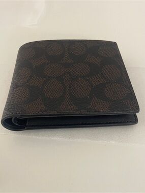 Coach Men Canvas Bifold Wallet